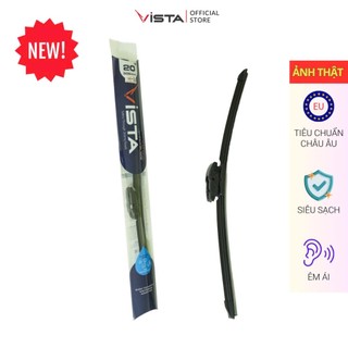 Gạt Mưa Vista Thân Mềm Cao Cấp - Ecoflat - Tiêu Chuẩn Cho Xe Ô Tô Lexus RX - Lưỡi Silicon - Tiêu Chuẩn Châu Âu
