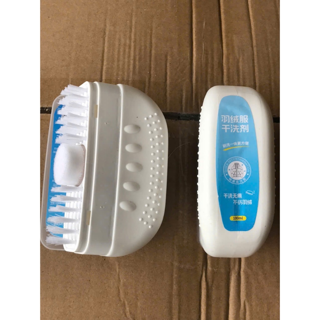Bộ Tẩy Giày Dép AMB Có Sẵn Đầu Bàn Chải, Vệ Sinh Giày Giặt Giày Khô Không Cần Nước, Làm Sạch, Khử Mùi Hiệu Quả