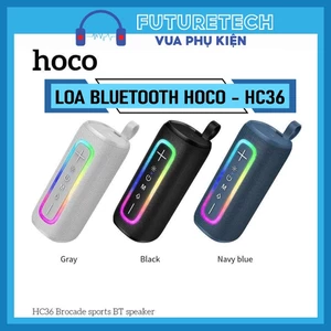 Loa Bluetooth HOCO HC36 Chính Hãng Nghe Nhạc Bass Mạnh Kết Nối USB, Thẻ TF, AUX, TWS, Đèn LED Đổi Màu siêu đẹp