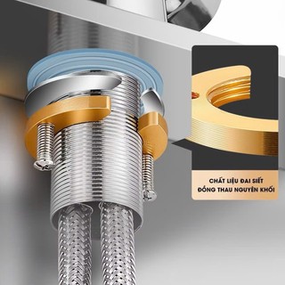 1 Bộ Dụng Cụ Cố Định Vòi, Bộ Dụng Cụ Sửa Chữa Vòi Chống Mất Bằng Đồng Thau, Bộ Đai Ốc Gắn Bền Nắp Khóa Đai Ốc