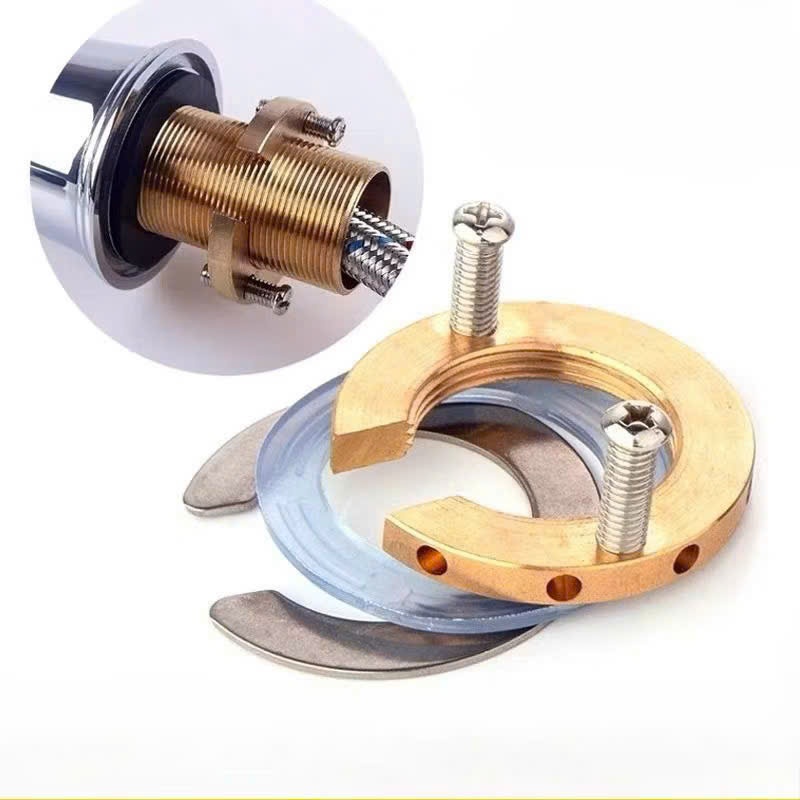 1 Bộ Dụng Cụ Cố Định Vòi, Bộ Dụng Cụ Sửa Chữa Vòi Chống Mất Bằng Đồng Thau, Bộ Đai Ốc Gắn Bền Nắp Khóa Đai Ốc