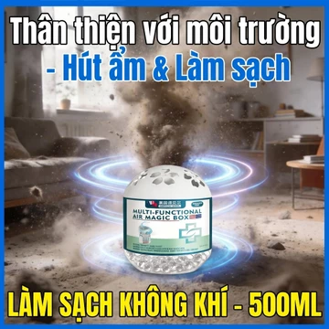 máy hút ẩm và lọc loch không khí khử mùi-Hộp ma thuật loại bỏ bụi Hộp lọc không khí trong nhà hút mạnh