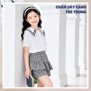 Chân Váy Bé Gái GSI26S012R | Wookids | 5-13 Tuổi | Xinh Xắn, Dễ Phối Đồ, Năng Động