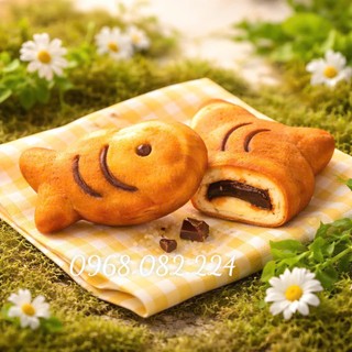 Hộp 12con-Bánh bông lan cá chép nhân sô-cô-la 348g - Nội địa Hàn Quốc