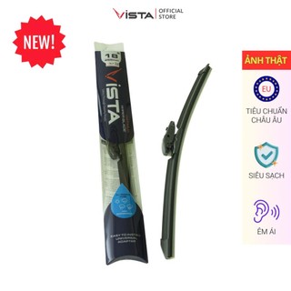 Gạt Mưa Vista Thân Mềm Cao Cấp - Ecoflat - Tiêu Chuẩn Cho Xe Ô Tô Hyundai Tucson - Lưỡi Silicon - Tiêu Chuẩn Châu Âu