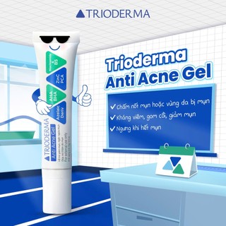 Gel Chấm Mụn Trioderma Gom Cồi Và Hỗ Trợ Giảm Thâm Do Mụn Anti Acne Gel 15g