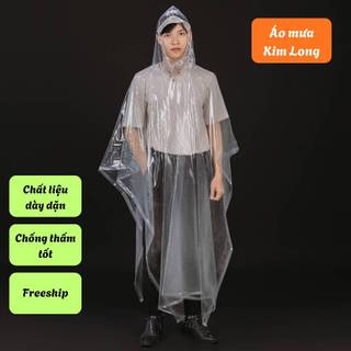 Áo Mưa Cánh Dơi Trong Suốt Thời Trang Nam Nữ