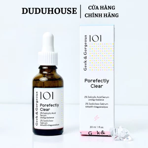 Tinh Chất 2% BHA Geek&Gorgeous Porefectly Clear Làm Sạch Lỗ Chân Lông, Cải Thiện Mụn, Giảm Dầu 30ml