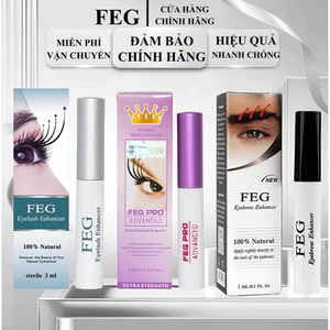 Combo dưỡng mi feg ban đêm + mày giúp đôi mày đen nhánh (2*3ml)