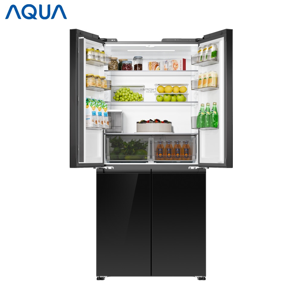 Tủ lạnh 4 cửa AQUA Inverter 495L AQR-MA570XA(GB)U1 -  Freeship toàn quốc - Bảo hành 2 năm