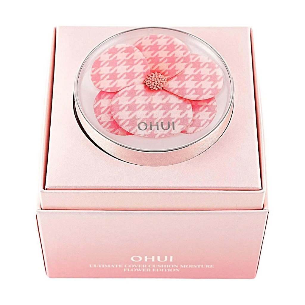 V08_Phấn Nước Ohui Ultimate Cover Cushion Moisture Flower Edition 15g