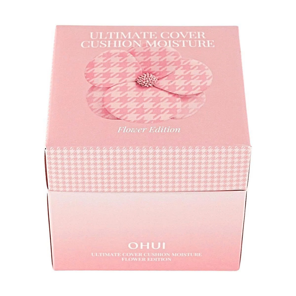 V08_Phấn Nước Ohui Ultimate Cover Cushion Moisture Flower Edition 15g