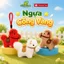 Móc Khóa Thú Bông Hình Ngựa BỐ KHỦNG LONG Thêu Màu Đỏ Phụ Kiện Trang Trí Túi Xách Balo