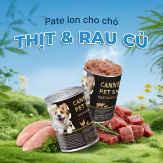 Pate cho chó Faenbei, Pate lon thịt & rau củ, Ngon miệng, Dinh dưỡng cao, Cho mọi độ tuổi, 375g
