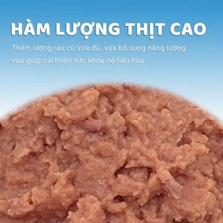 Pate cho chó Faenbei, Pate lon thịt & rau củ, Ngon miệng, Dinh dưỡng cao, Cho mọi độ tuổi, 375g