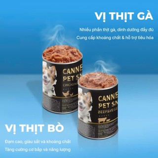 Pate cho chó Faenbei, Pate lon thịt & rau củ, Ngon miệng, Dinh dưỡng cao, Cho mọi độ tuổi, 375g