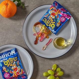 Kẹo Orion jelly vị trái cây hình sâu 98g - 오리온)왕꿈틀이 98g