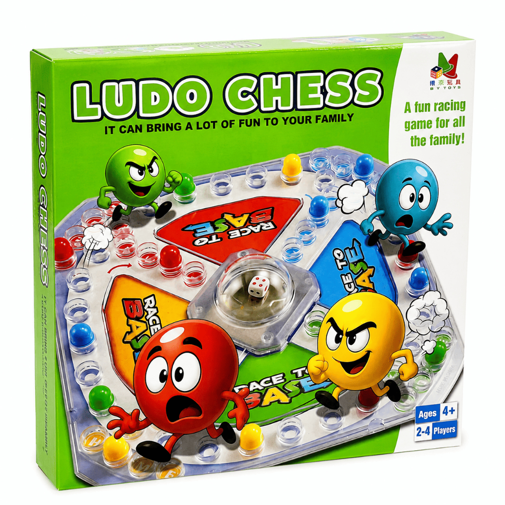 Bộ Cờ Cá Ngựa Ludo Cho Bé, Board Game Gia Đình 2-4 Người Chơi, Đồ Chơi Trí Tuệ Giáo Dục