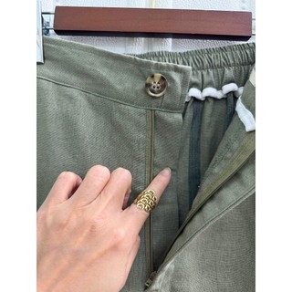 JUNE LINEN Q14 - Quần dài LINEN nữ ống đứng. Đáy cao. Lưng sau thun. Nhiều màu. Có Bigsize.