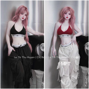 🔱 Set bra quần gió Áo 2 lớp không mút ngực