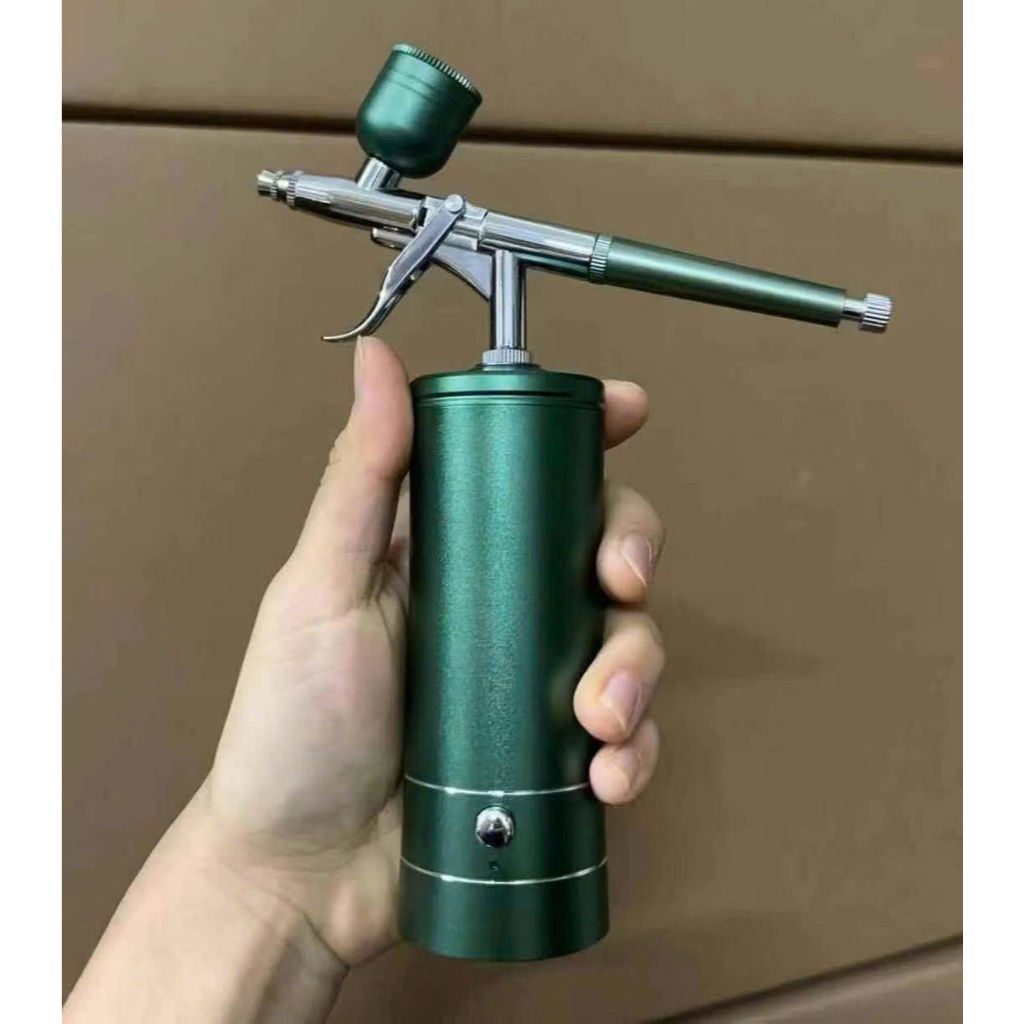 Máy Phun Ombre Nail Mini Cầm Tay Phun Sơn Nail Phun Sương Tích Điện Sạc Type C Dễ Sử Dụng