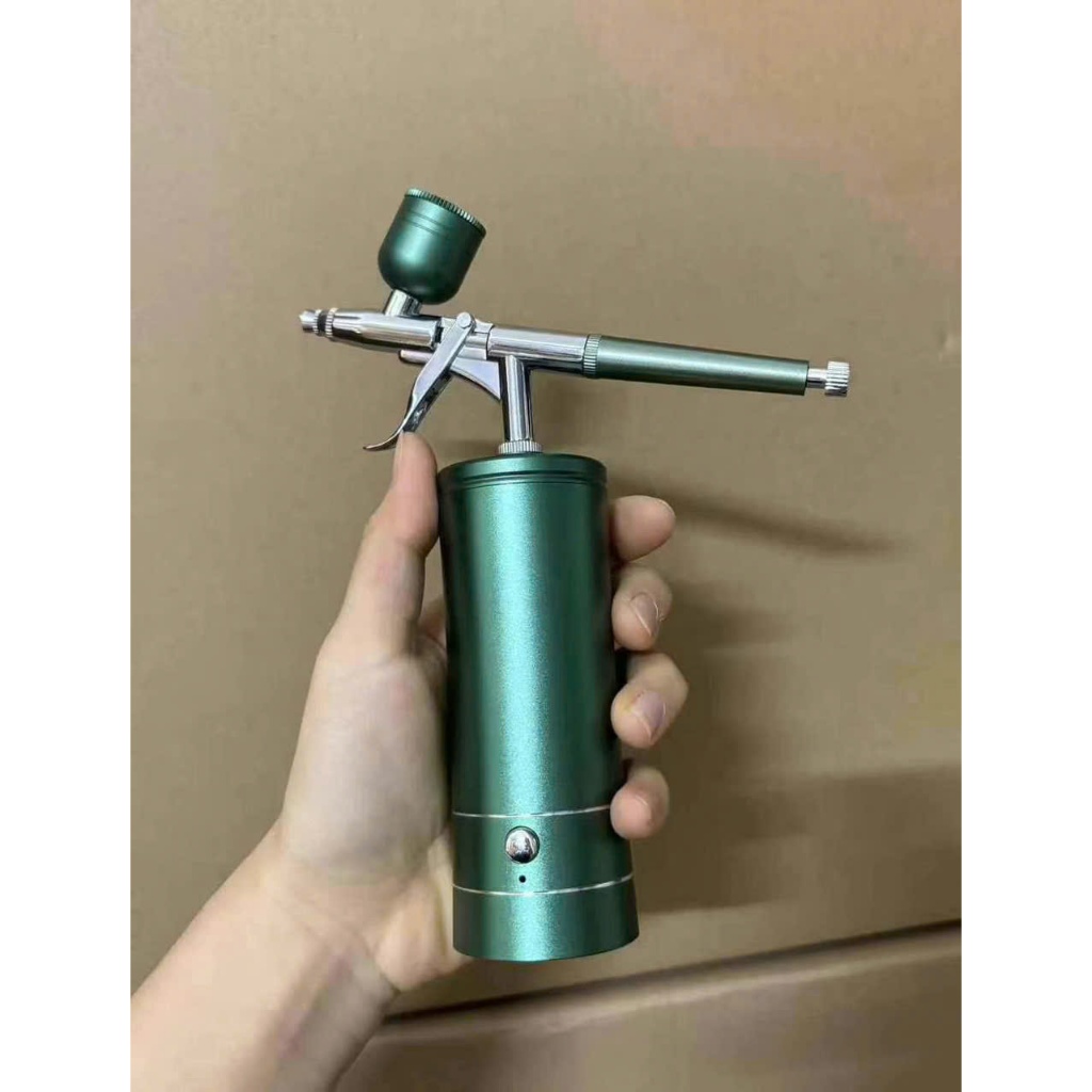 Máy Phun Ombre Nail Mini Cầm Tay Phun Sơn Nail Phun Sương Tích Điện Sạc Type C Dễ Sử Dụng