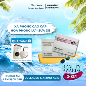 Xà phòng dưỡng thể cao cấp Blairsom (Tinh Dầu Hoa Phong Lữ/Sữa Dê) 100g