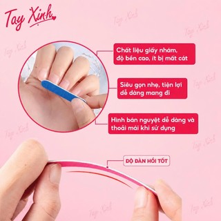 Dũa Móng Mini 2 Mặt Nhám Tay Xinh – Set 100 Chiếc / Lẻ 1 Chiếc, Dũa Nail Box, Dũa Tạo Form Móng, Dũa Móng Chuyên Nghiệp