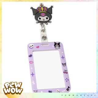 Bao Đựng Thẻ Nhân Viên Nhựa Trong Hai Mặt Pastel Nhân Vật Hoạt Hình Đáng Yêu Cute Sanrio Kuromi, Piano, Cinnamoroll, Pur