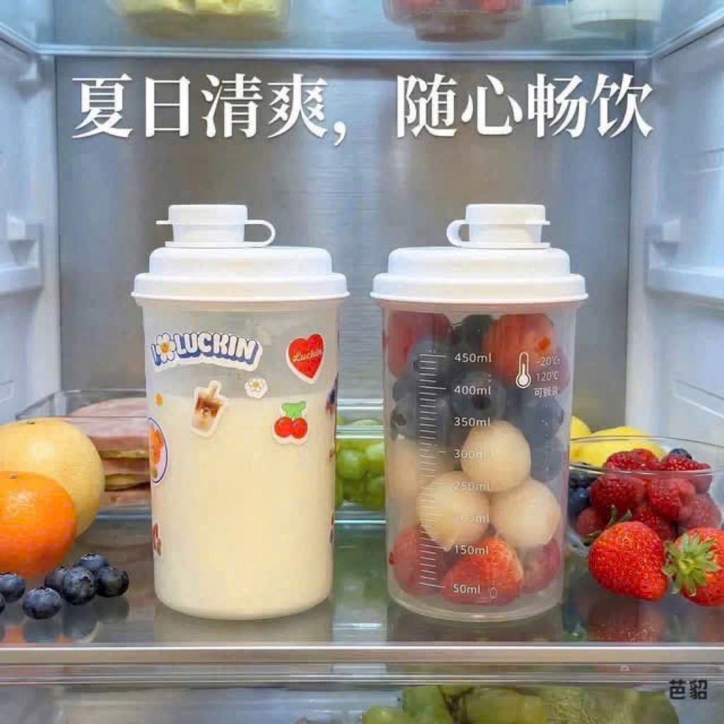 Sét 3 bình nhựa có chia vạch tiện lợi , bình nước nhựa đựng đồ đa năng