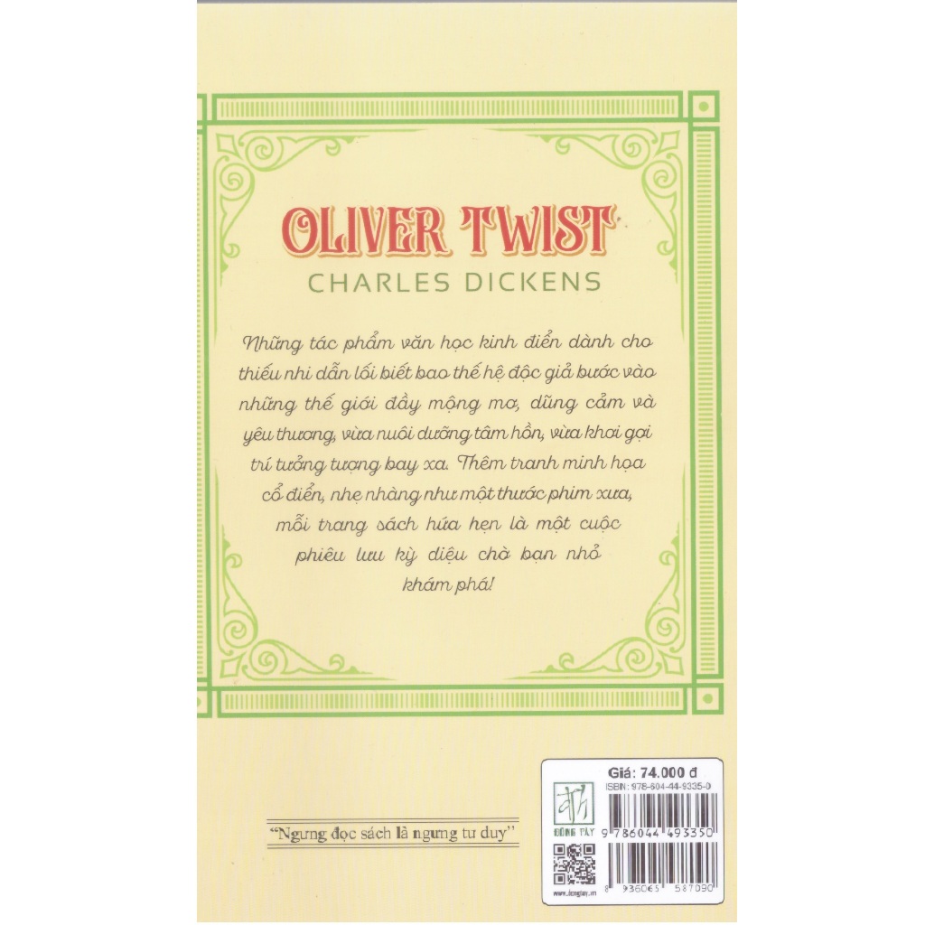 Sách Charles Dickens - Oliver Twist