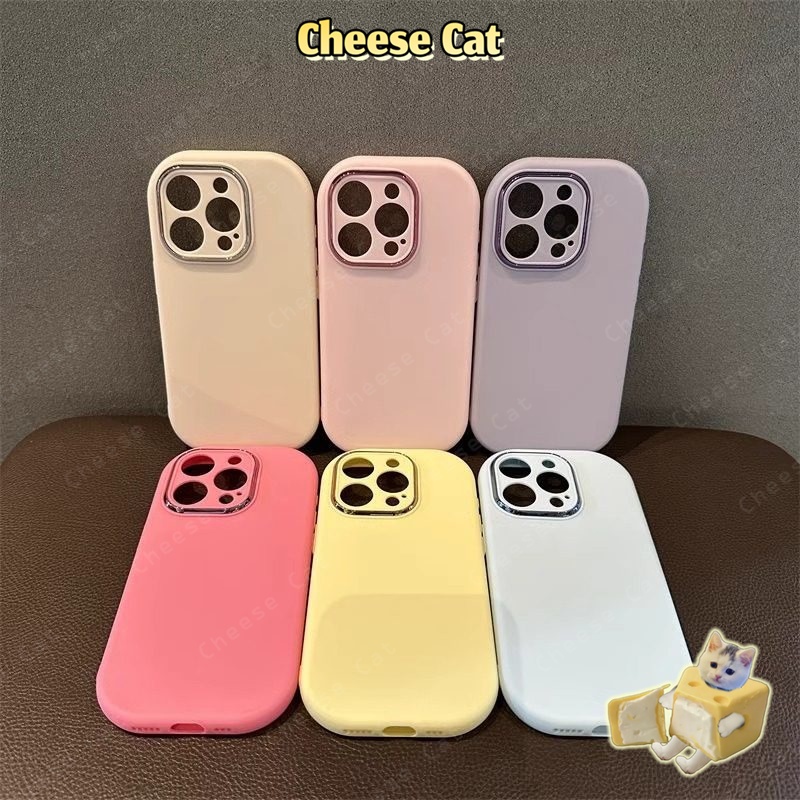 Ốp lưng iPhone màu kẹo ngọt cho iPhone 7 8 Plus SE Xs Max XR 11 12 13 Pro Max Ốp bảo vệ bằng silicon
