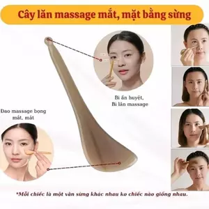 Massage Cạo gió sừng ấn huyệt giúp trẻ hóa da