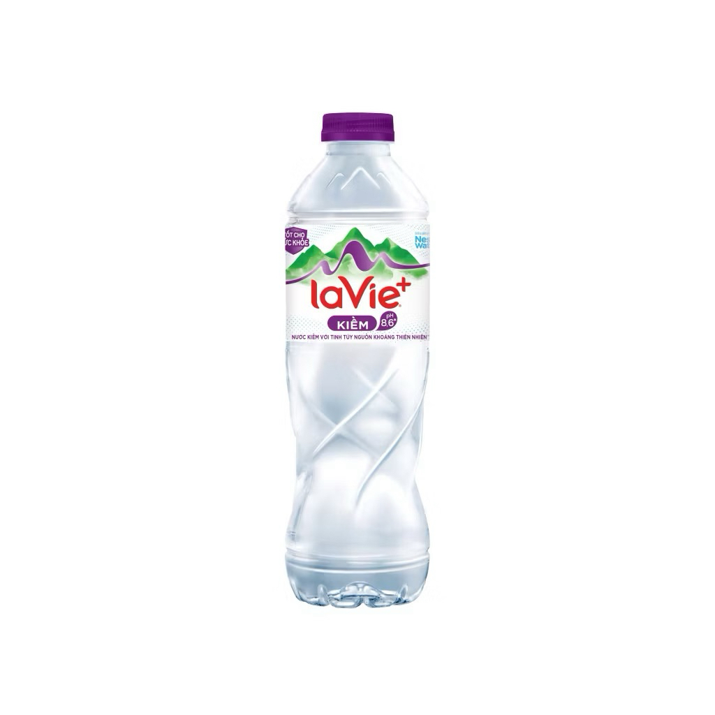 {Chính hãng} Nước khoáng Thiên nhiên La Vie+ Kiềm 500ml (Thùng 24 chai)