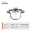 Nồi Áp Suất Engler EL9112 Dung Tích 6L Inox 304 Dùng Trên Mọi Loại Bếp An Toàn Bền Bỉ