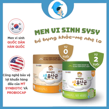 Men Vi Sinh Lotte Sysy Pro 60/20 Gói 2g Hỗ Trợ Cải Thiện Biếng Ăn, Cân Bằng Hệ Vi Sinh Đường Ruột Cho Bé MECAHEO