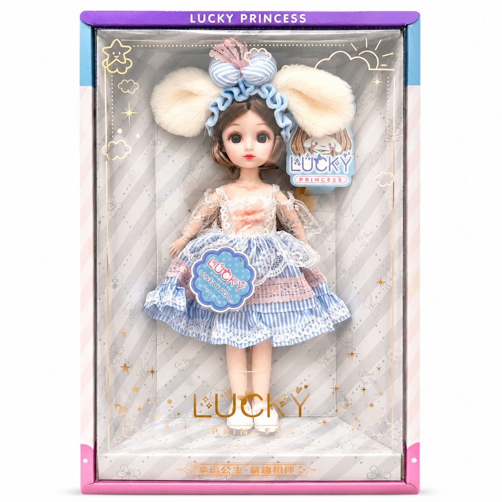 Búp Bê Lucky Princess Công Chúa Váy Ren Cao Cấp Đồ Chơi Búp Bê Cho Bé Gái Quà Tặng Sinh Nhật
