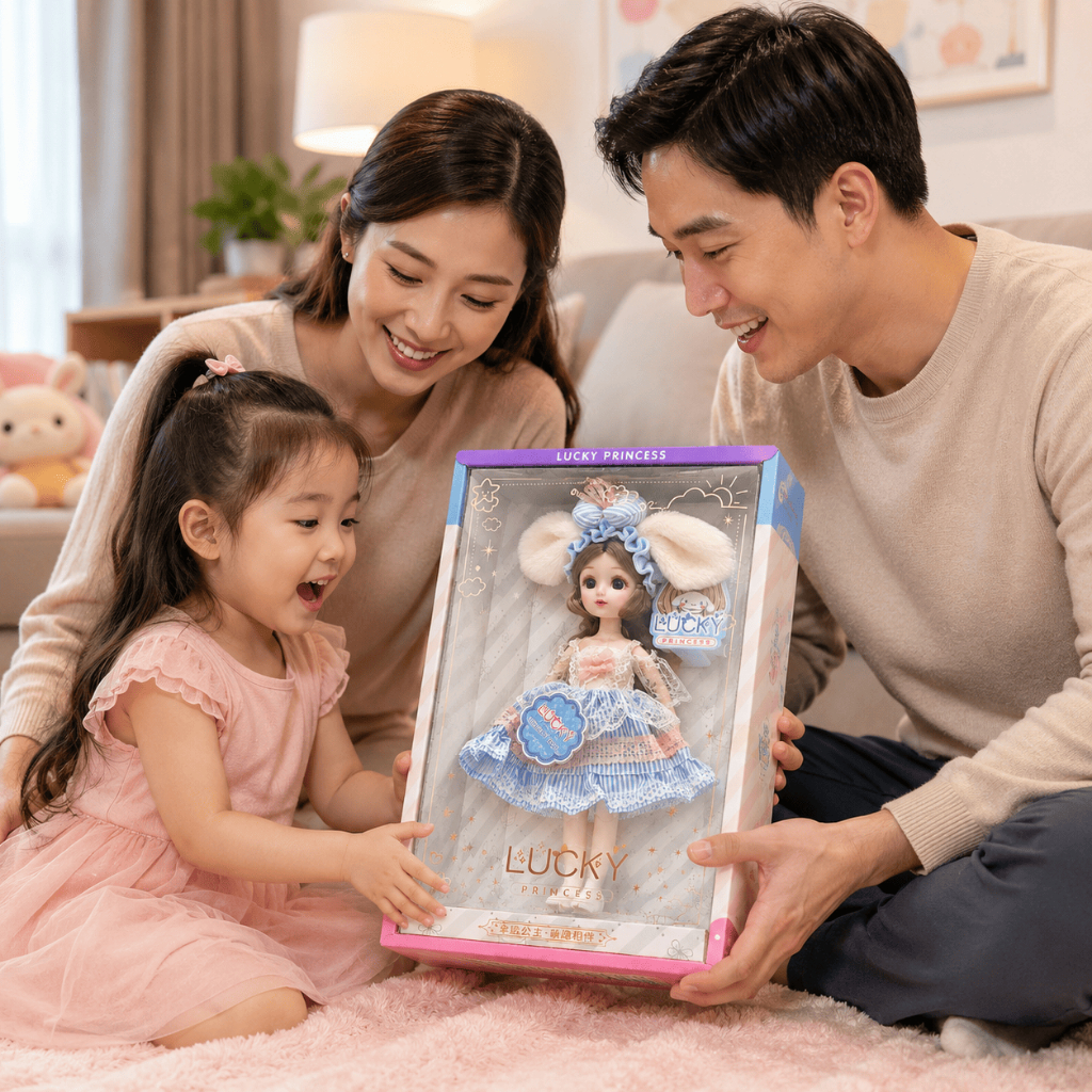 Búp Bê Lucky Princess Công Chúa Váy Ren Cao Cấp Đồ Chơi Búp Bê Cho Bé Gái Quà Tặng Sinh Nhật