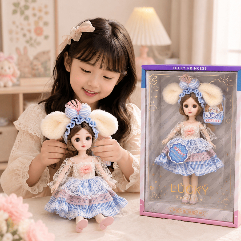 Búp Bê Lucky Princess Công Chúa Váy Ren Cao Cấp Đồ Chơi Búp Bê Cho Bé Gái Quà Tặng Sinh Nhật