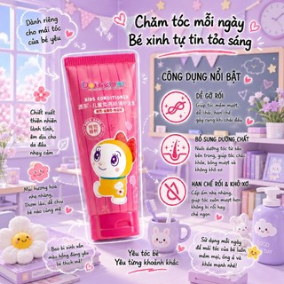 (Hỏa tốc SG)Dầu xả Keratin cho Bé chiết xuất từ thiên nhiên, giúp giảm gãy rụng tóc, dung tích 180ml