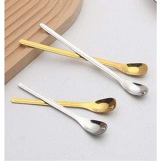 ( Giá sỉ Muỗng m5   ) Set 10 muông 20 muông  Cà Phê kem  M5 Inox 304  có 3 size và 2 màu vàng và bạc