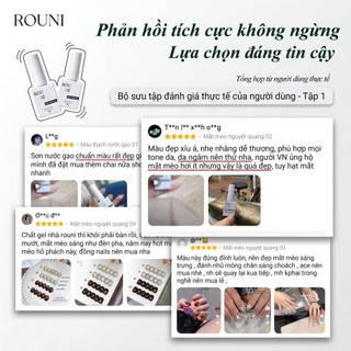 Set ROU ni Sơn gel mắt mèo, hiệu ứng pha lê trong suốt, hạt thủy tinh, ánh ngọc trai lấp lánh, trắng sáng, chuyên dụng c