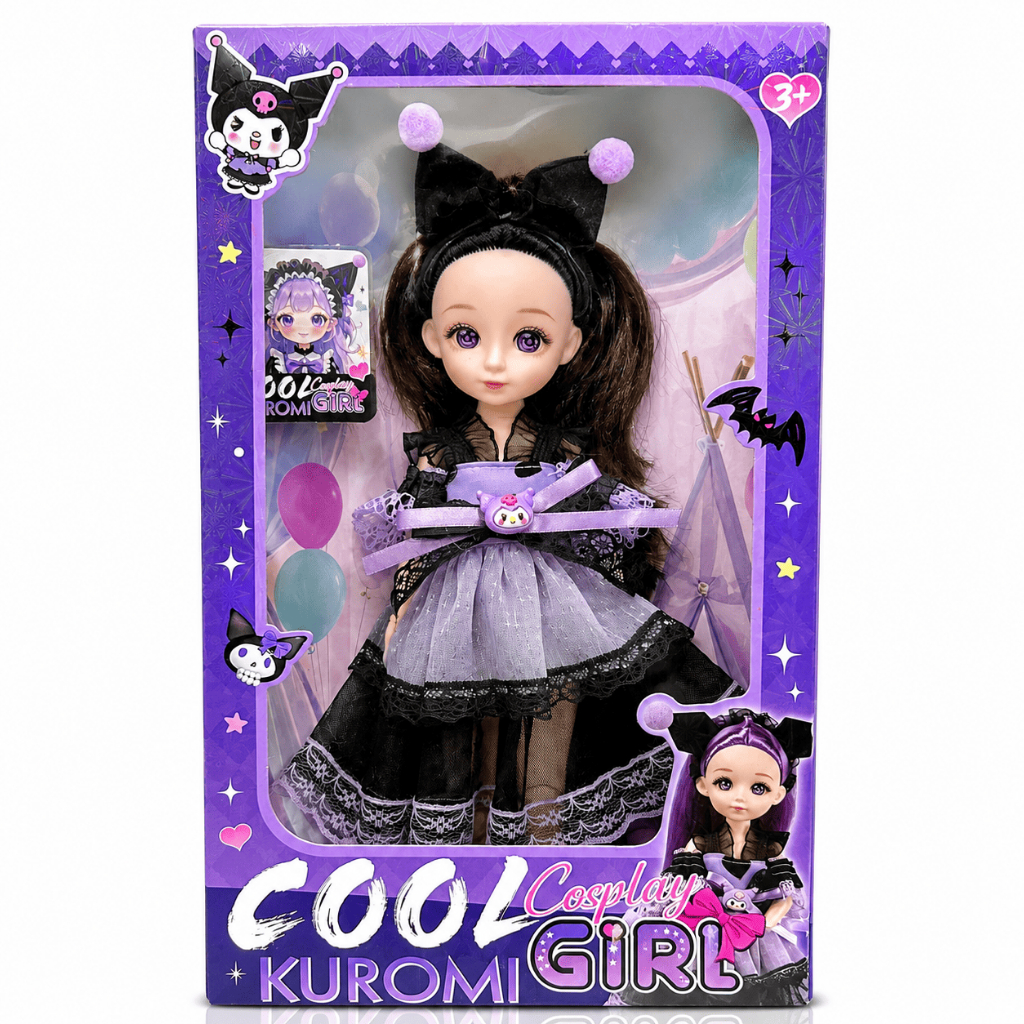 Búp Bê Cho Bé Gái Công Chúa Cá Tính Kuromi Đồ Chơi Bé Gái Dễ Thương Quà Tặng Cho Bé 30cm