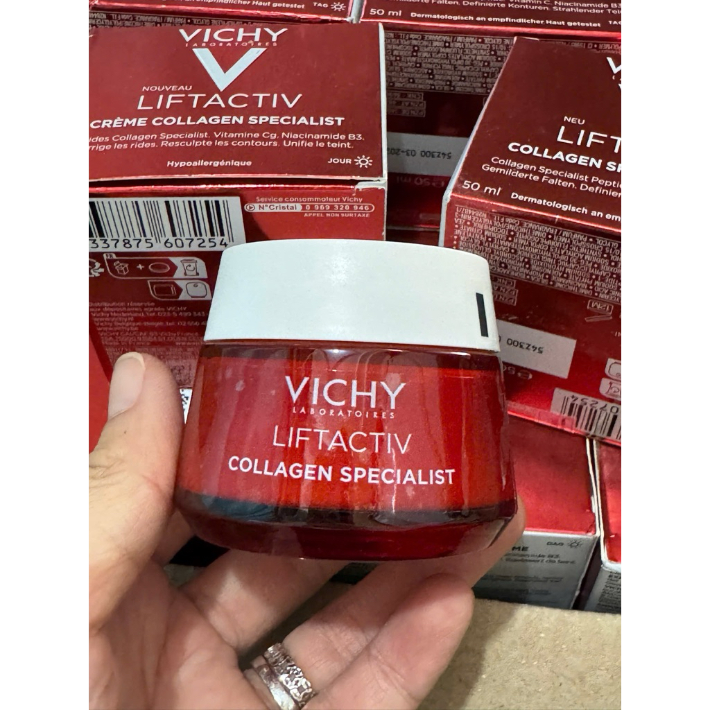 Combo VICHY Liftactiv B3 Serum + Collagen Specialist 50ml | Giảm Thâm Nám, Sáng Da, Căng Mịn