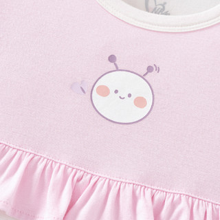 M&B (0-24M) Body đùi cộc tay phối bèo Ong Tím Viscose 4 chiều mềm mịn, thoáng mát cho bé sơ sinh