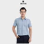 Áo sơ mi nam Aristino Slimfit, Họa tiết Đan Lát lịch lãm, sang trọng ALS00103