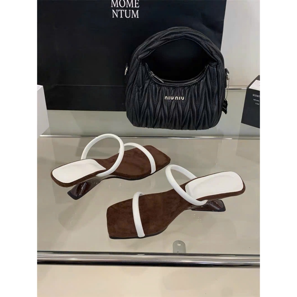 Cao Gót Nữ 5cm Quai Dây Mảnh Basic Thanh Lịch – Sandal Cao Gót Đơn Giản Êm Chân Dễ Phối Đồ Đi Chơi Đi Làm