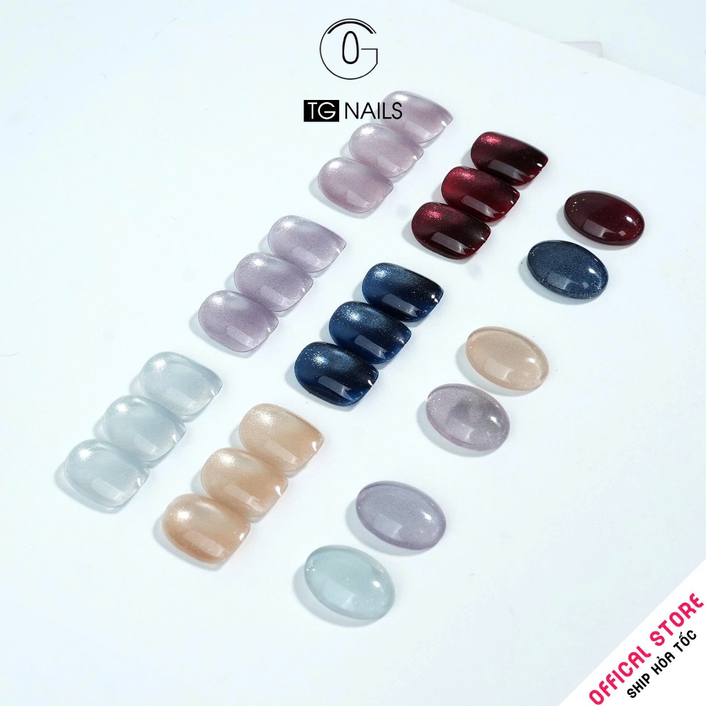 Sơn gel mắt mèo kim cương TG chọn lẻ siêu sáng