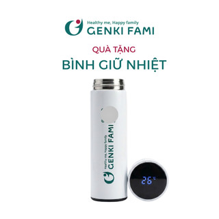 [Quà Tặng] Bình Nước Giữ Nhiệt Logo Genki Fami