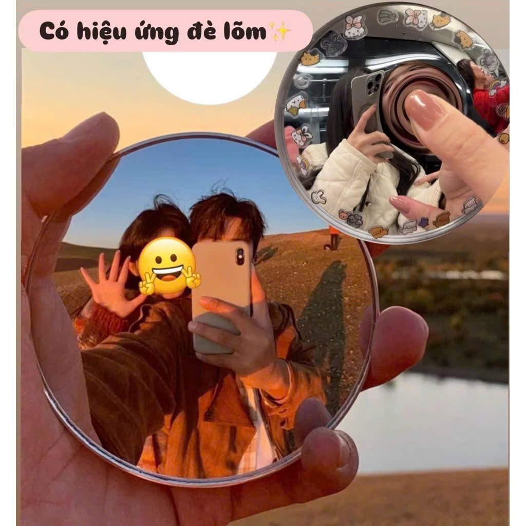 Gương cầu lồi mini chụp ảnh check-in